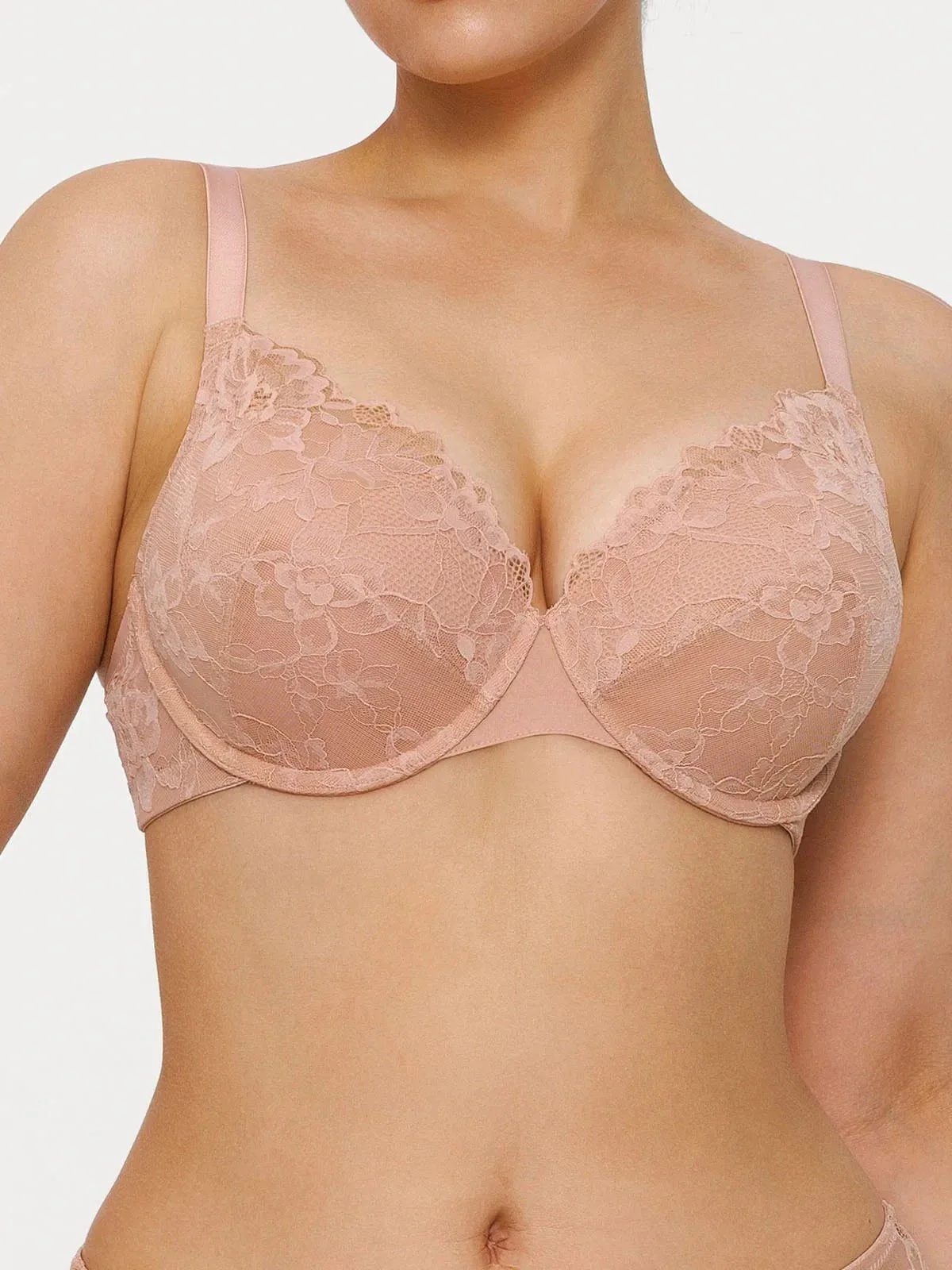 Lace Full-Cup Underwire Comfort Support Bra