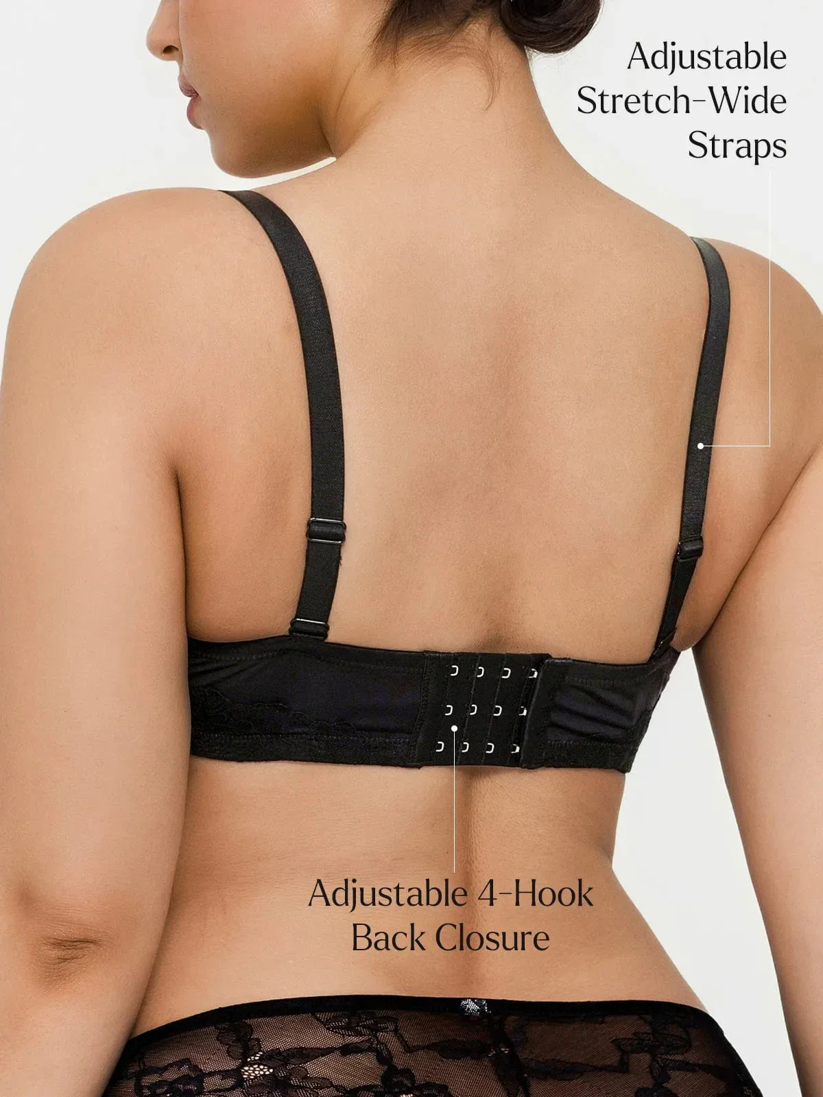 Lace Full-Cup Underwire Comfort Support Bra - Image 10