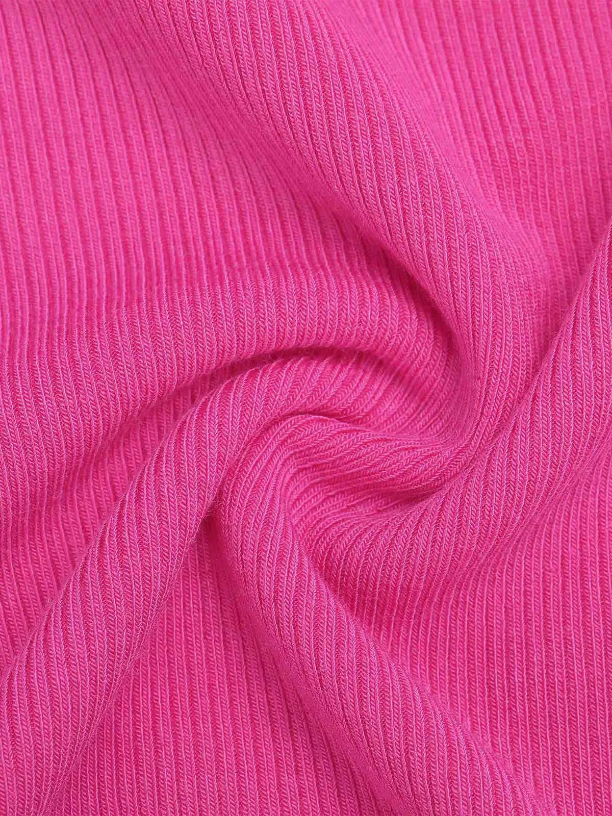 Long-Sleeve Rib Modal Off-the-Shoulder Slimming Crop Top - Image 5