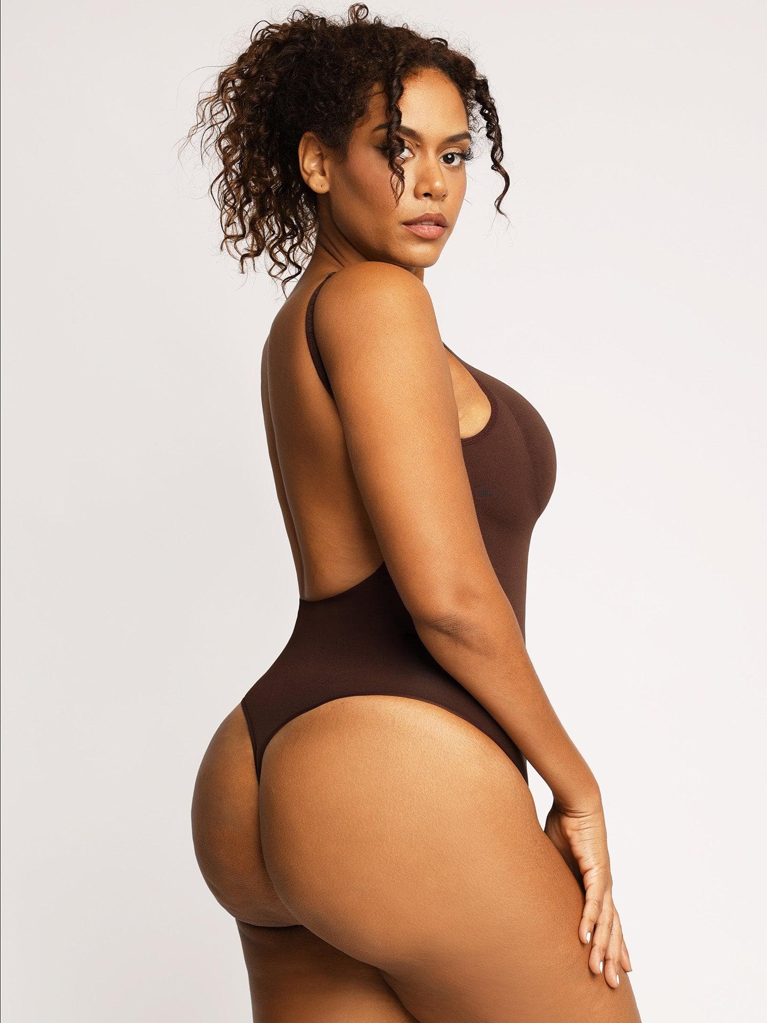 Shapewear Seamless Low Back Tummy Control Thong Bodysuit - Image 4
