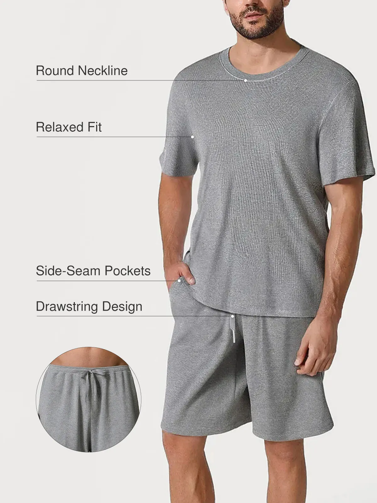 Men's Modal Short PJ Set - Image 2