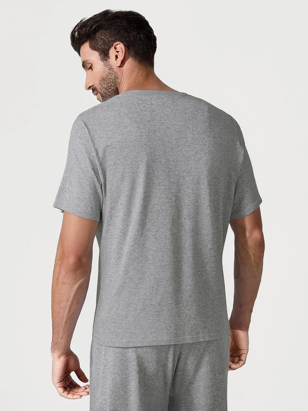 Men's Modal Short Sleeve & Pant PJ Set - Image 15