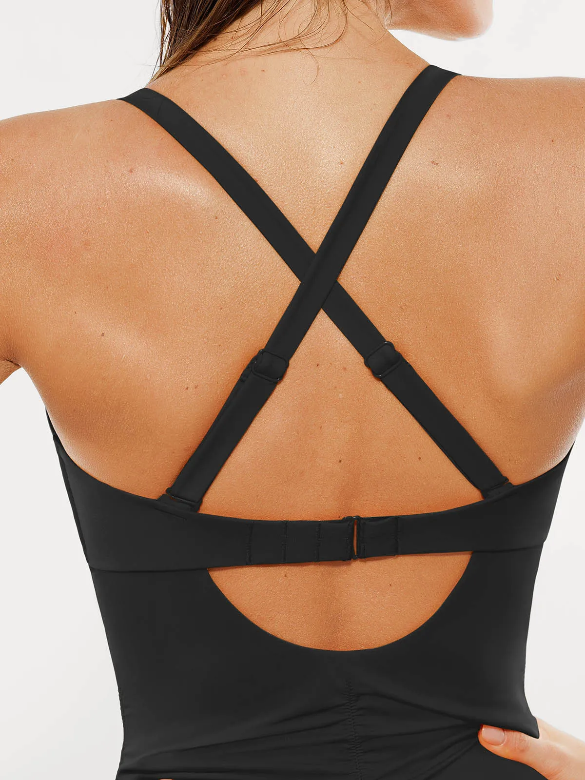 Mesh Inset Tie-Side Sculpting One-Piece Swimsuit - Image 28