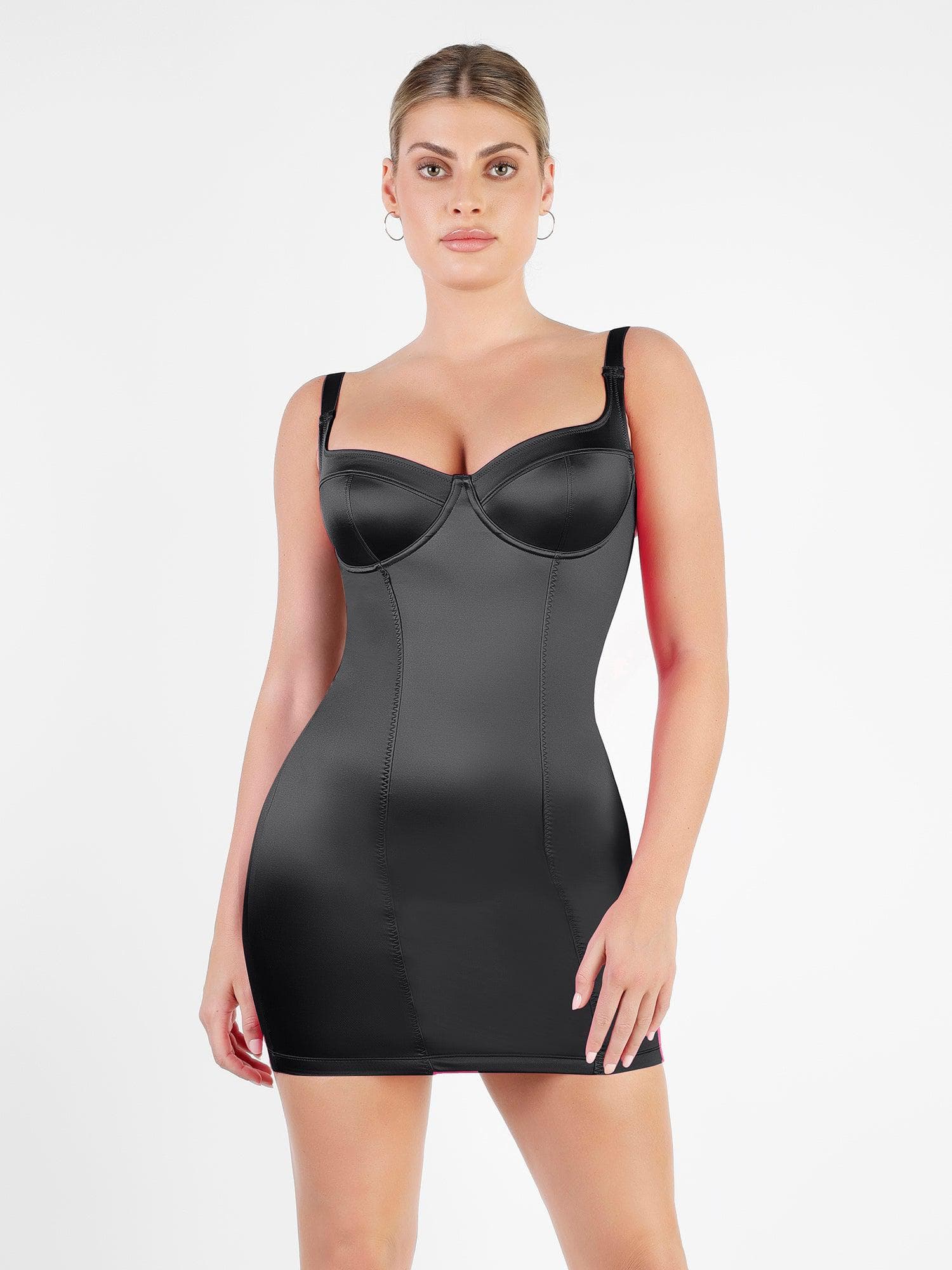 Metallic Shiny Shapewear Romper Or Dress Or Jumpsuit - Image 5