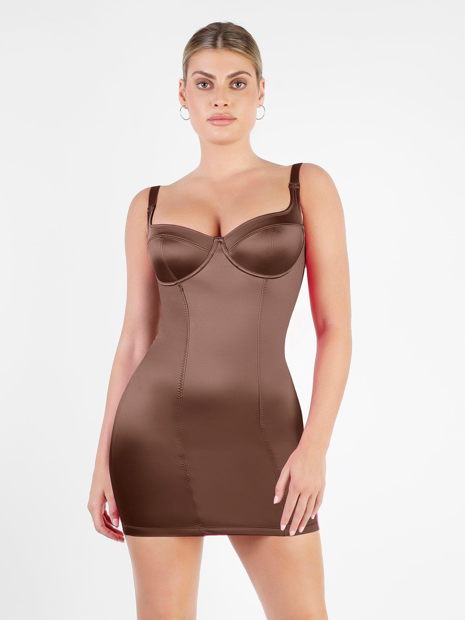 Metallic Shiny Shapewear Romper Or Dress Or Jumpsuit - Image 9