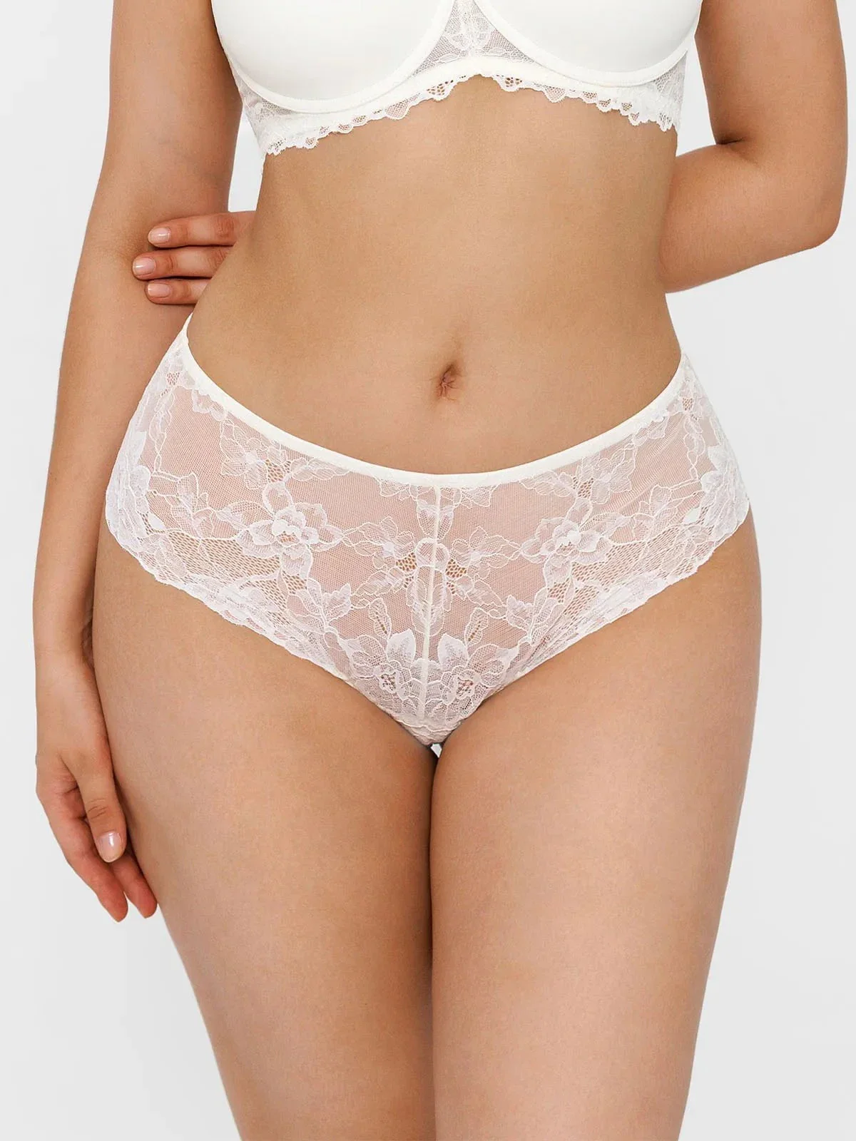 Mid-Rise Lace Brief - Image 10