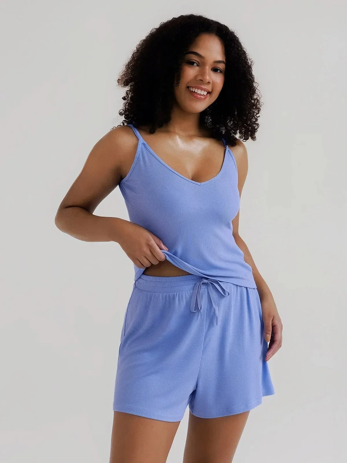 Modal Cami & Short Pajama Set - Image 4