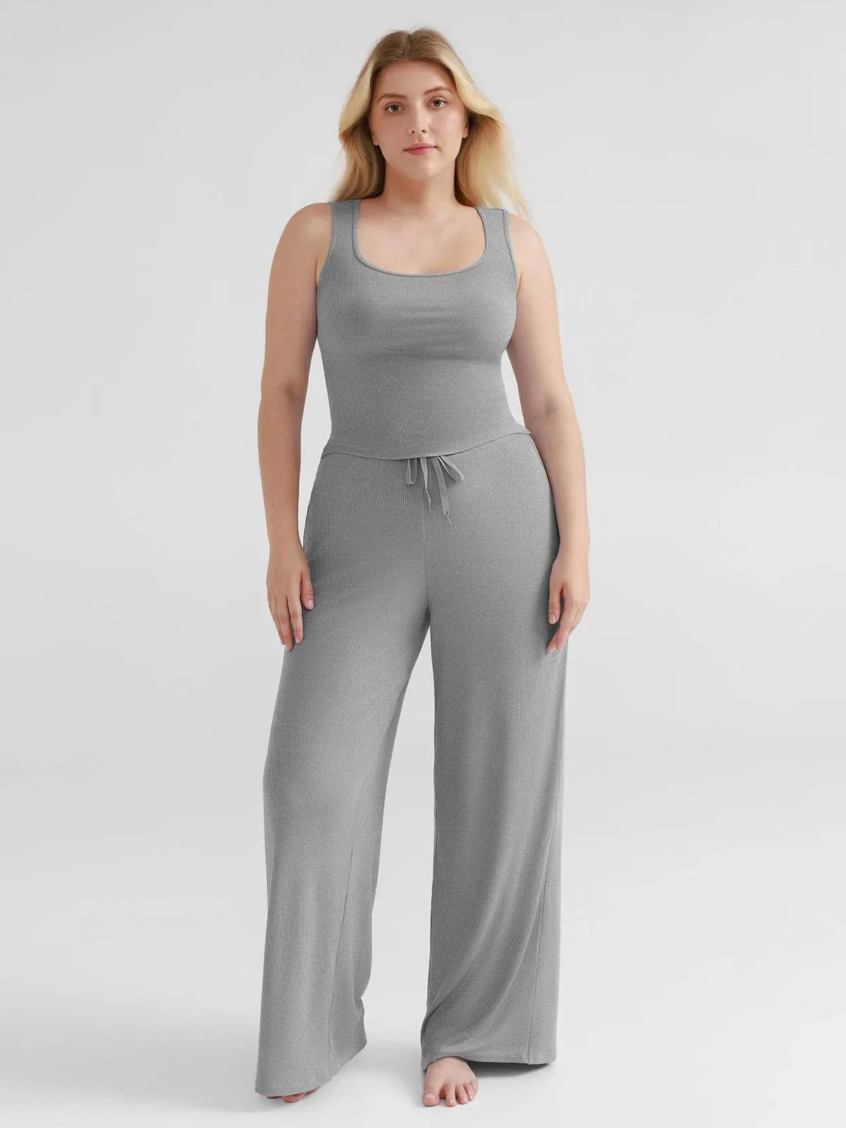 Modal Tank Top & Drawstring Pant Pajama Set - Image 22