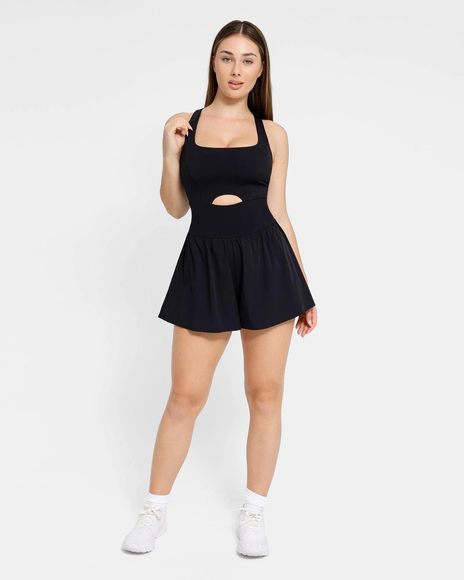 Shapewear Pet Hair Resistant Sculpting Workout Romper - Image 13