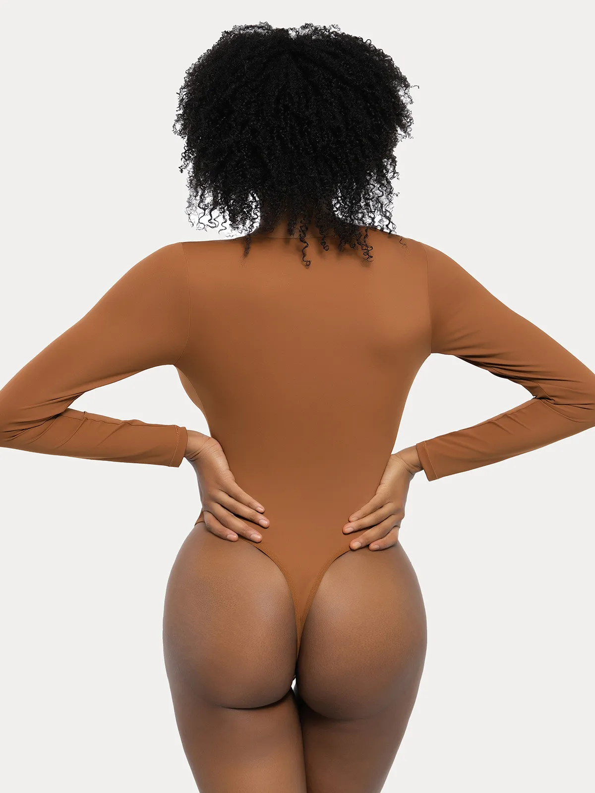 Redtag Thermal Shapewear Long Sleeve Tummy Control Bodysuit - Image 9