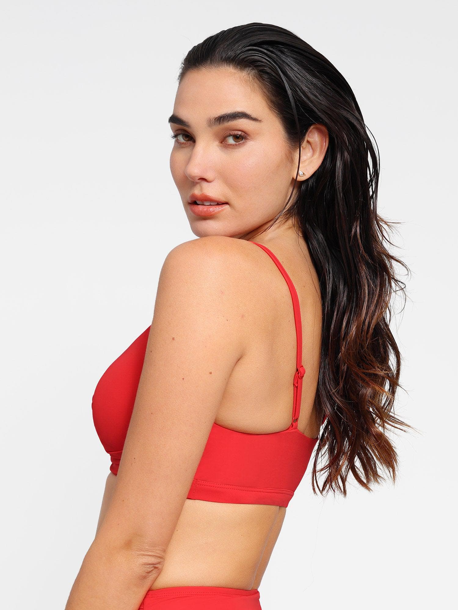 Shapewear Ruched Sculpting Bikini Top and Bottom Set - Image 39