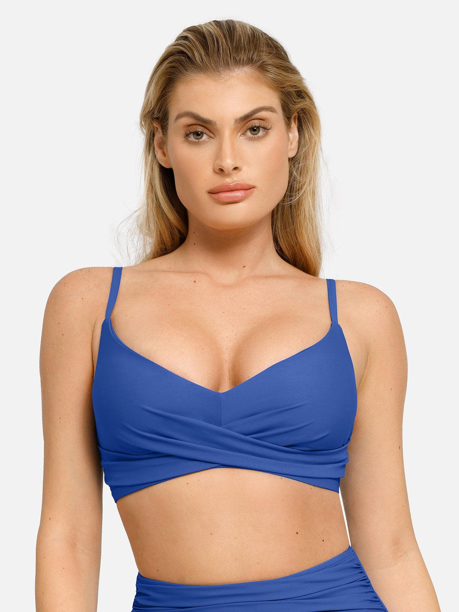 Shapewear Ruched Sculpting Bikini Top and Bottom Set - Image 41