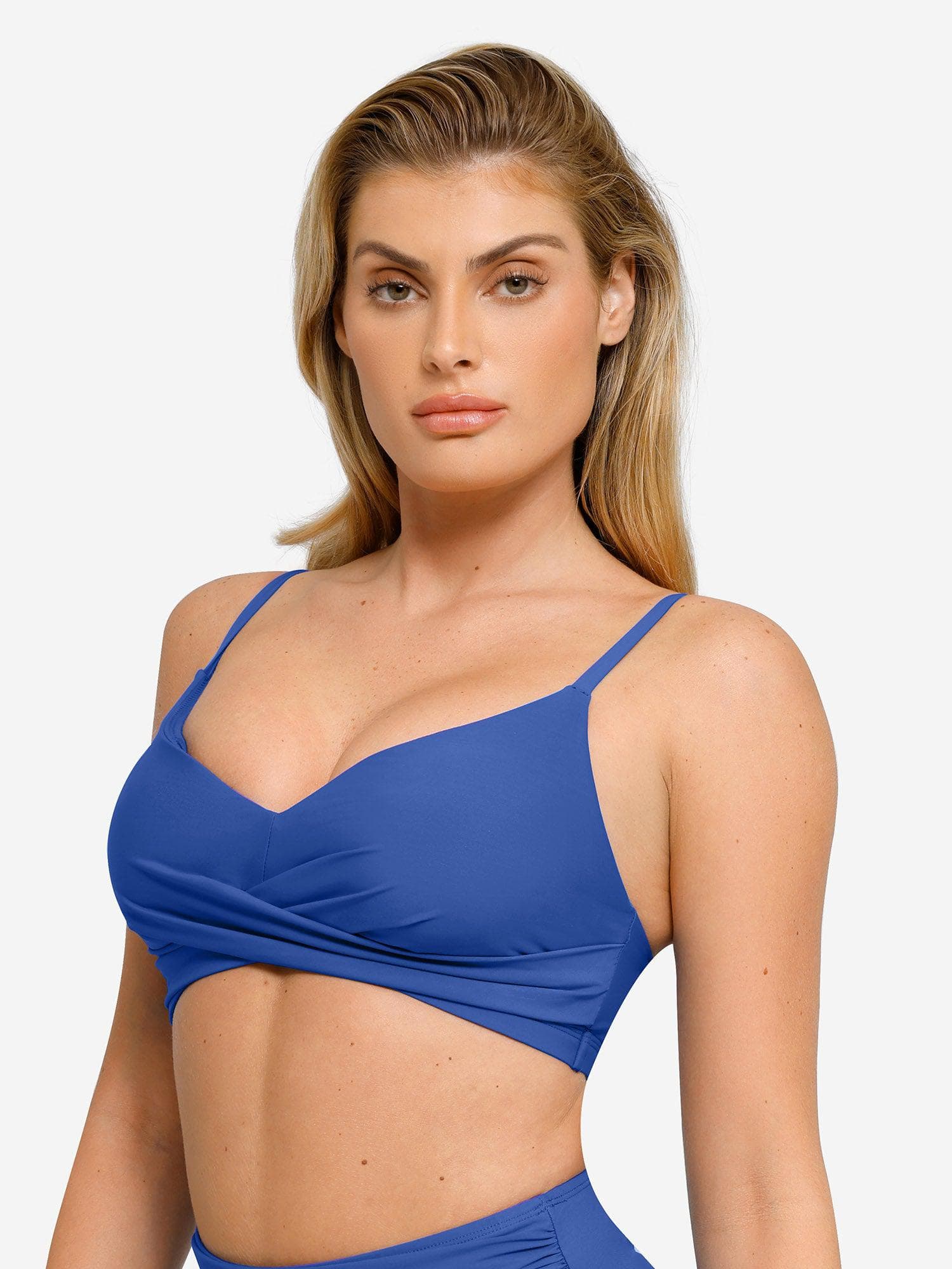 Shapewear Ruched Sculpting Bikini Top and Bottom Set - Image 42