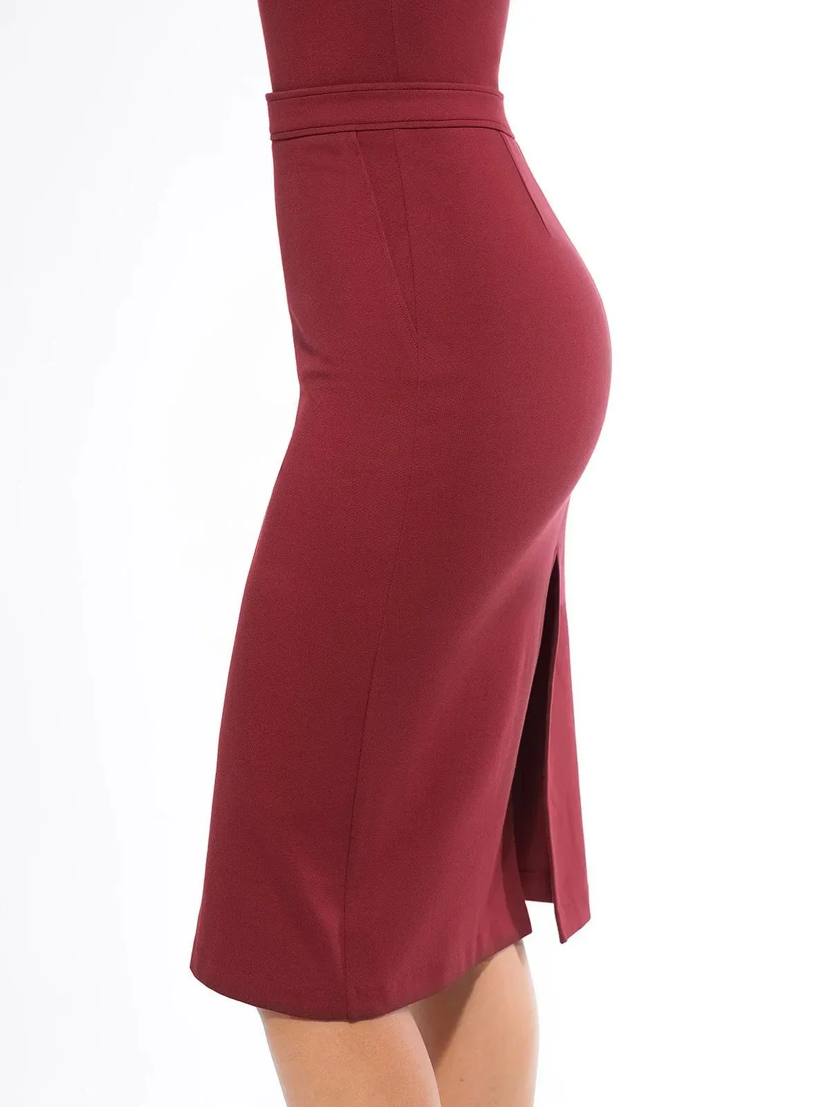 SculptEase Ponte Pencil Skirt - Image 4