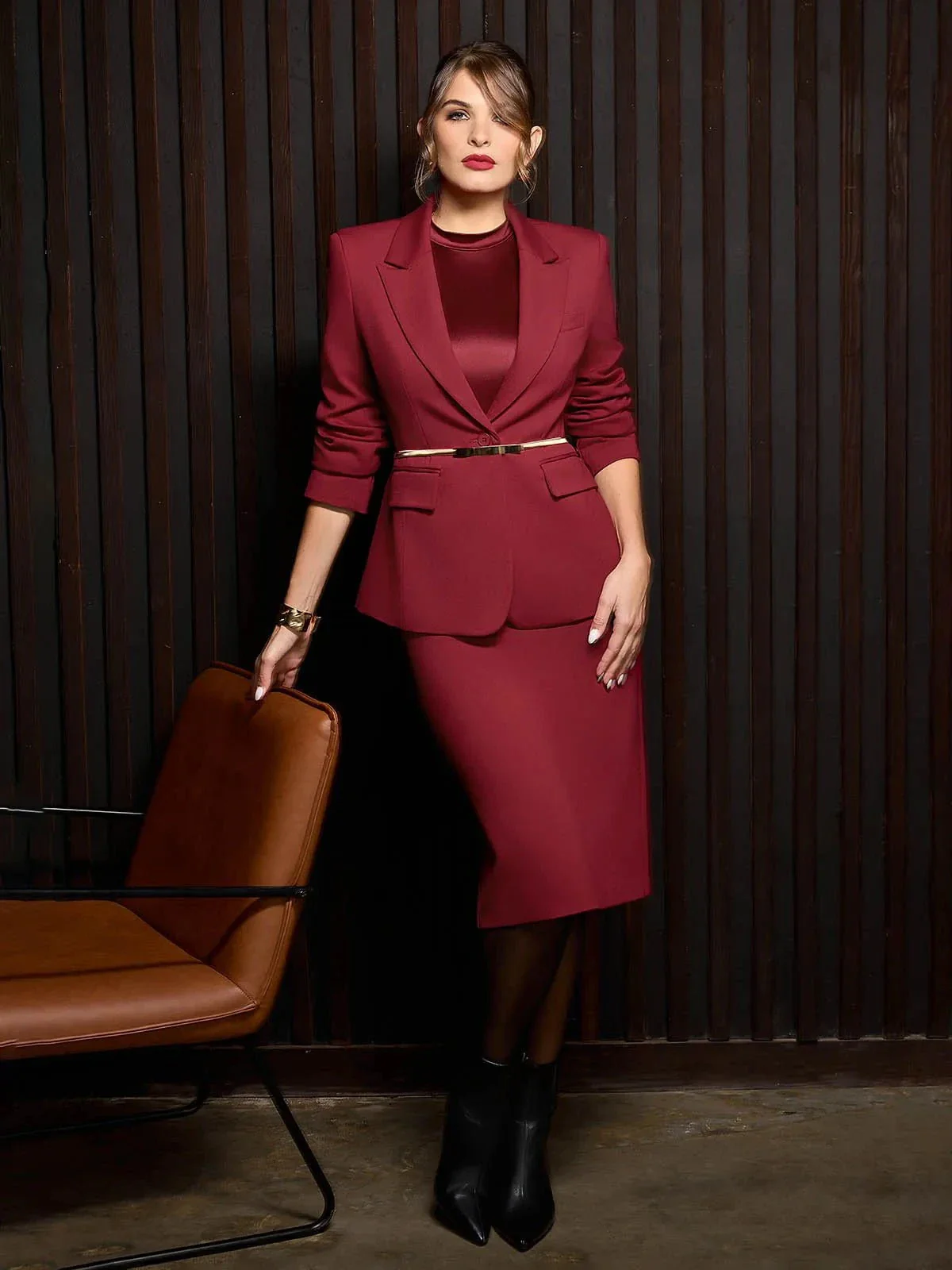 SculptEase Ponte Pencil Skirt - Image 6