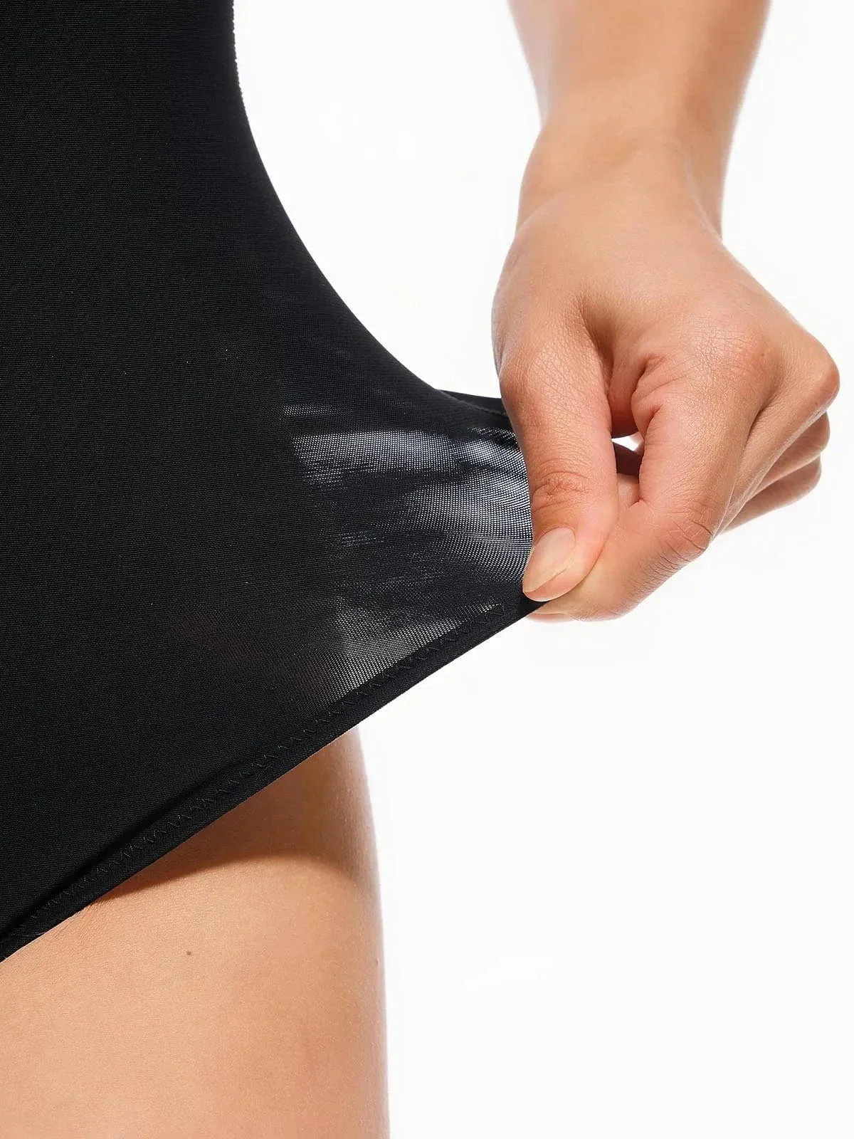 Sculpting 3-in-1 Faux Leather Bodysuit - Image 18