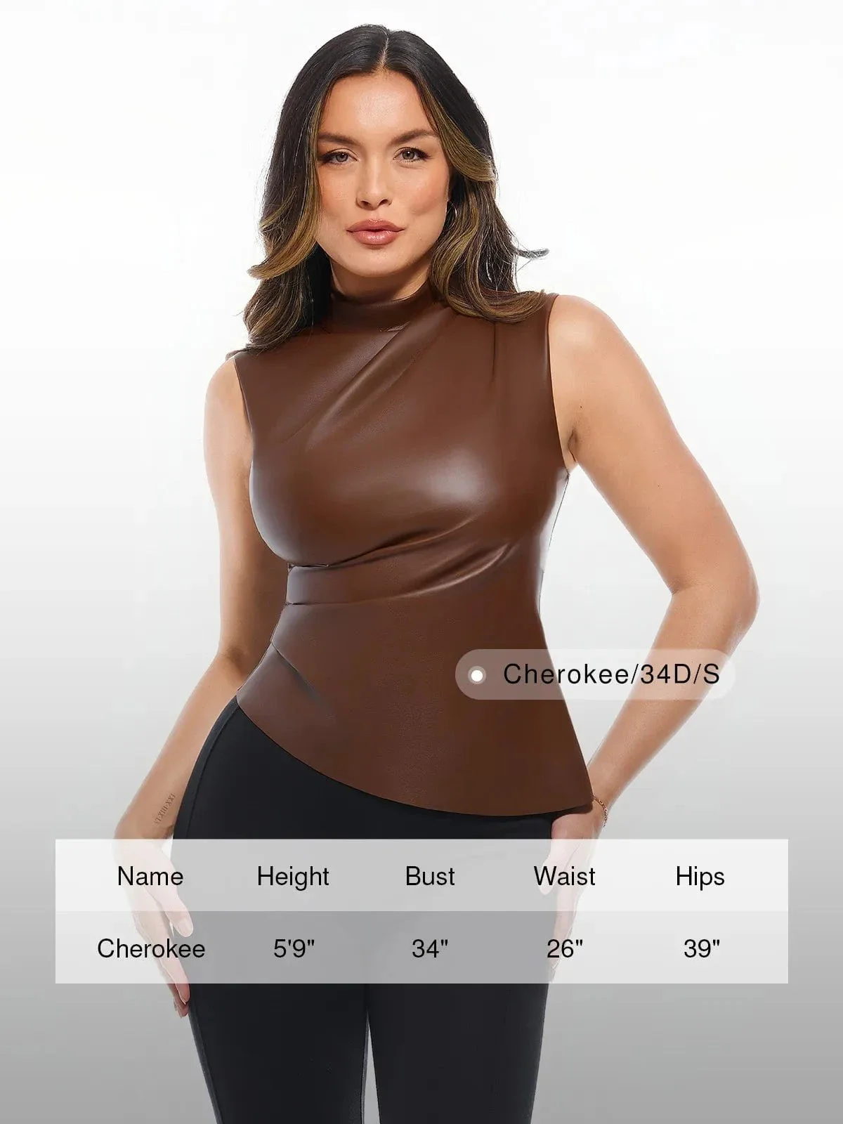 Sculpting 3-in-1 Faux Leather Bodysuit - Image 26