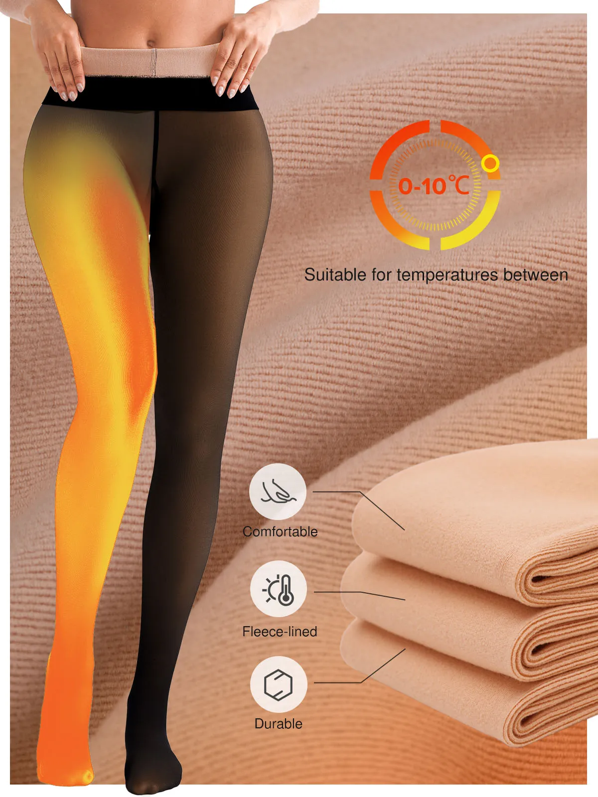 Sculpting Sheer Thermal Tights - Image 3
