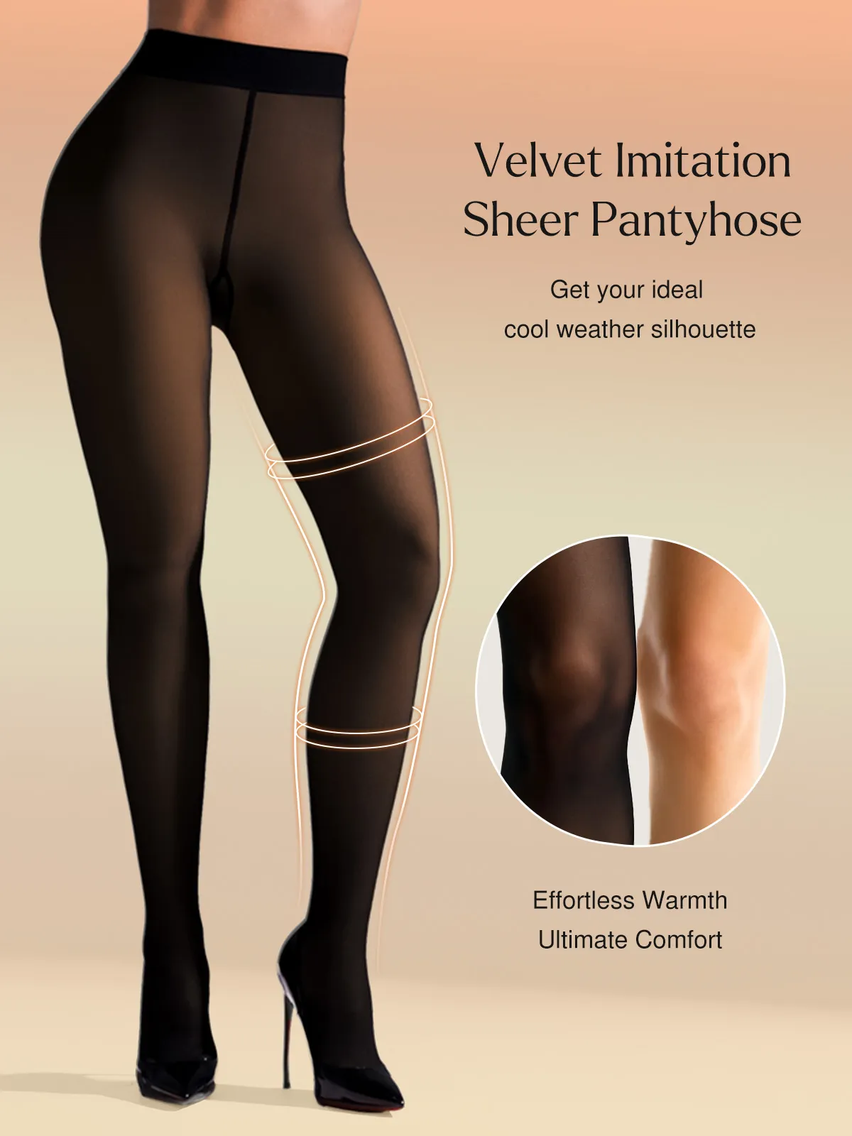 Sculpting Sheer Thermal Tights - Image 5