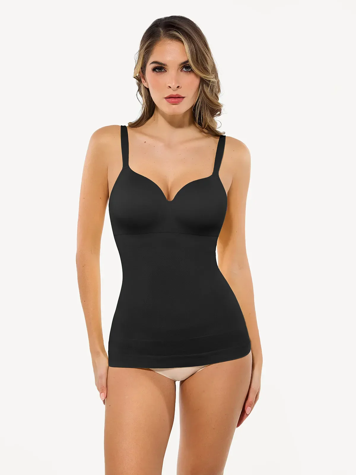 Seamless All-in-One Push-Up Sculpting Cami Top - Image 16