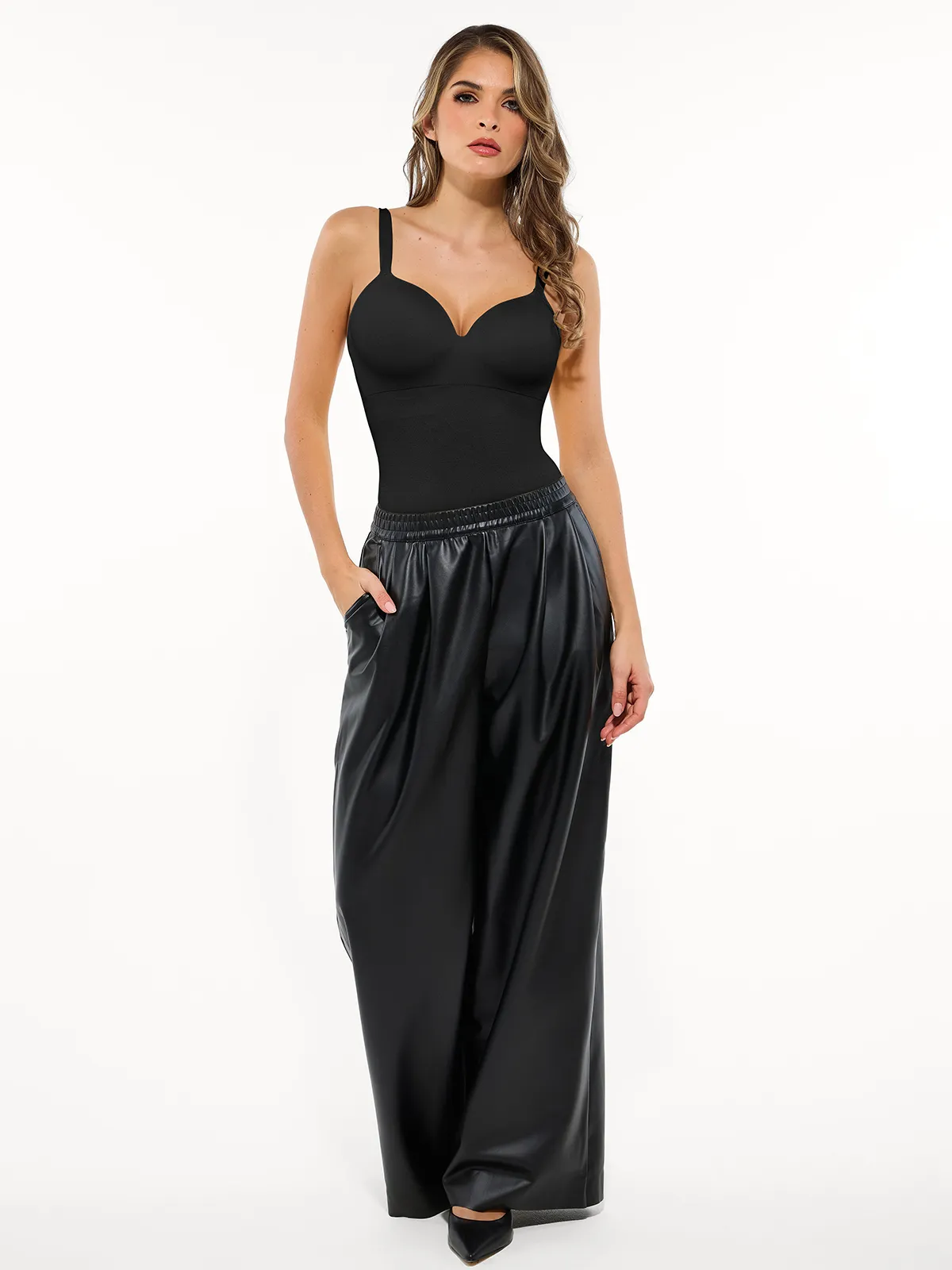 Seamless All-in-One Push-Up Sculpting Cami Top - Image 21