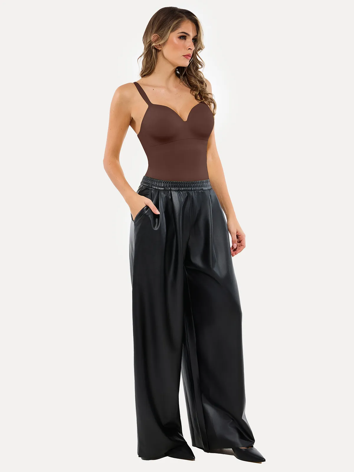 Seamless All-in-One Push-Up Sculpting Cami Top - Image 30