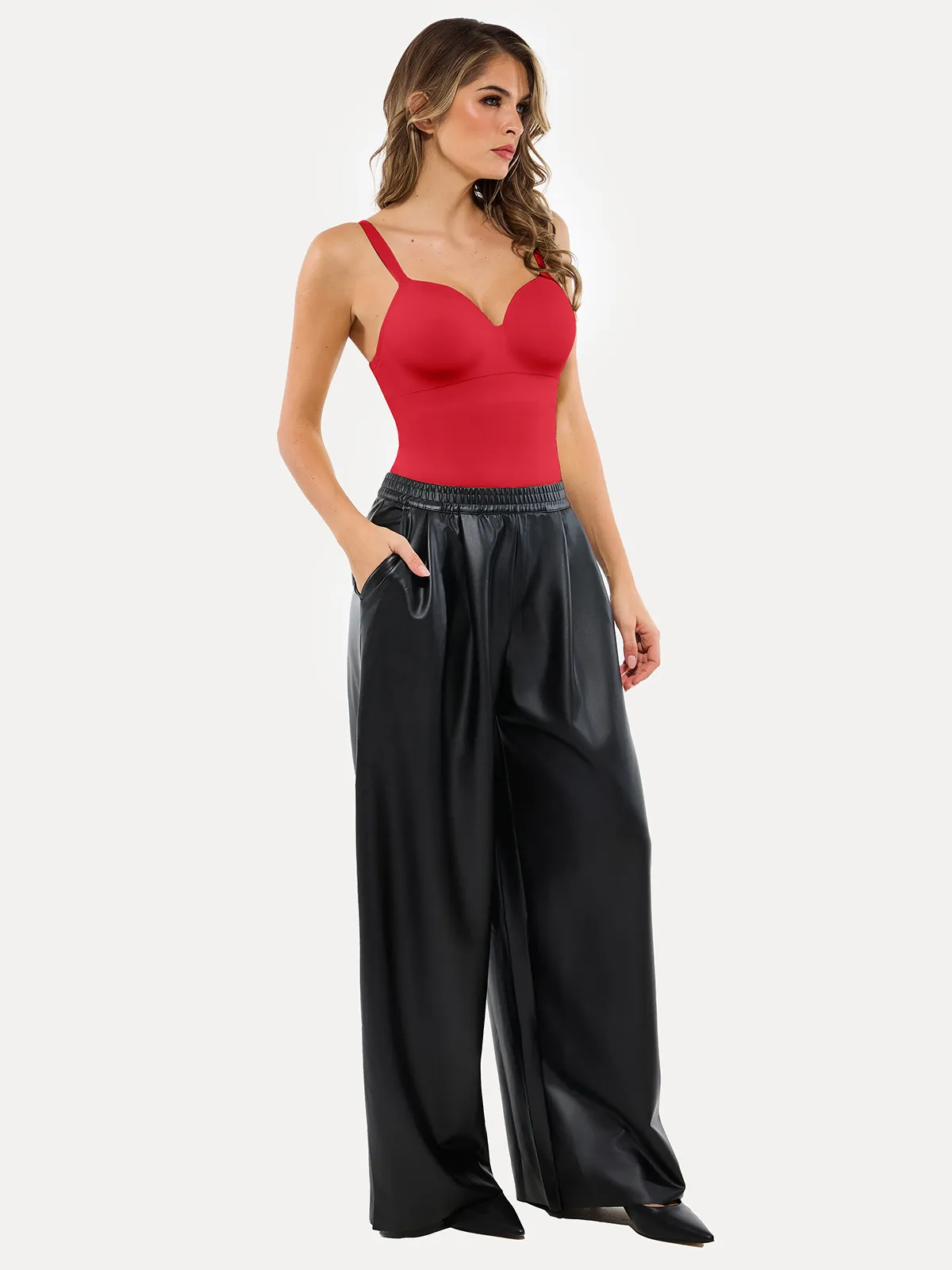 Seamless All-in-One Push-Up Sculpting Cami Top - Image 38