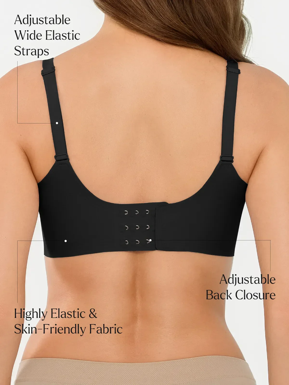 Seamless Breathable Contour Plunge Bra - Image 11