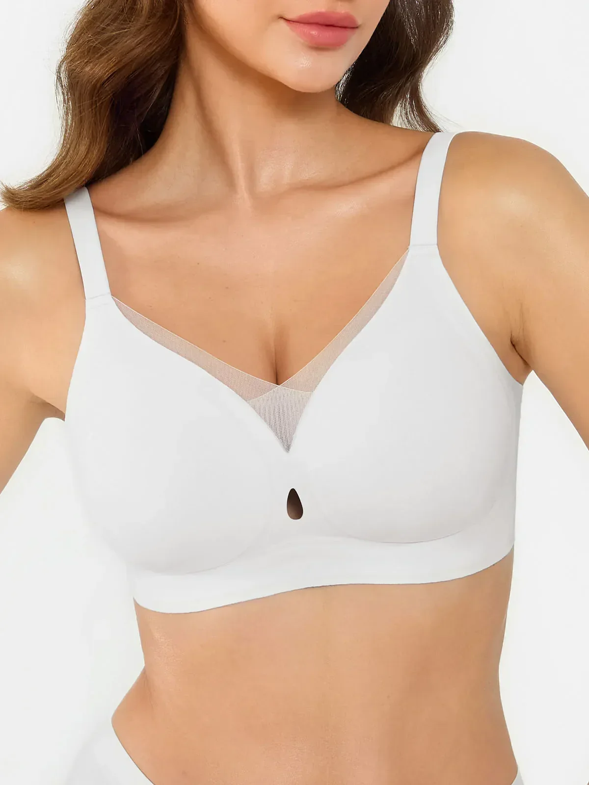Seamless Breathable Contour Plunge Bra - Image 19