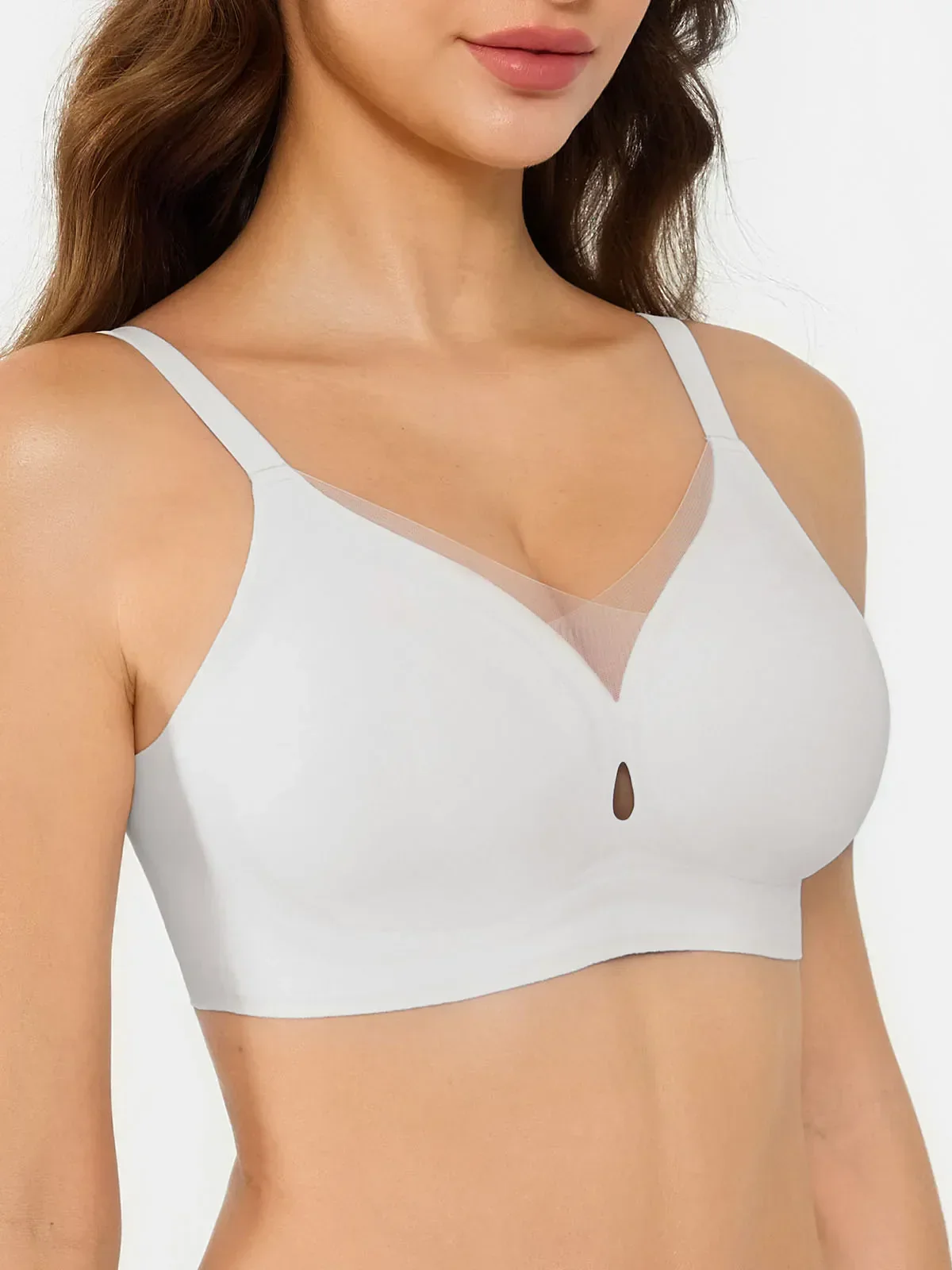 Seamless Breathable Contour Plunge Bra - Image 20