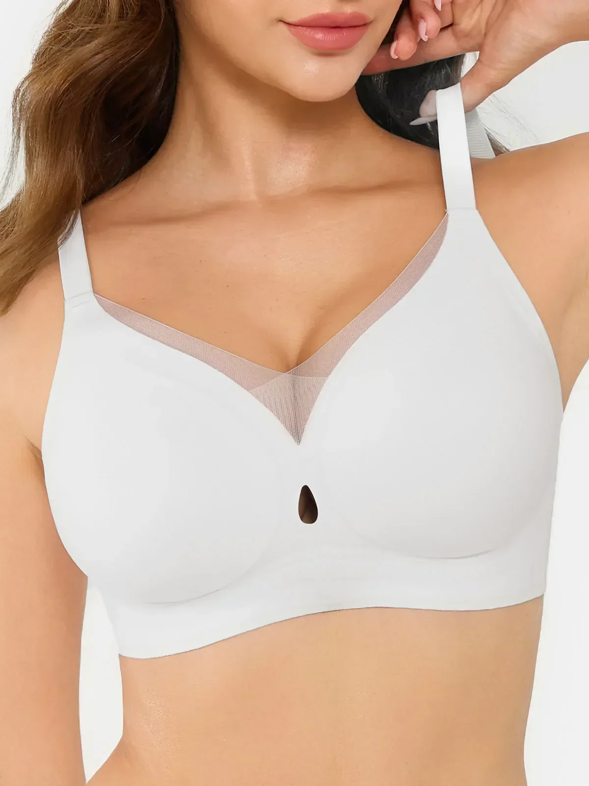 Seamless Breathable Contour Plunge Bra - Image 23