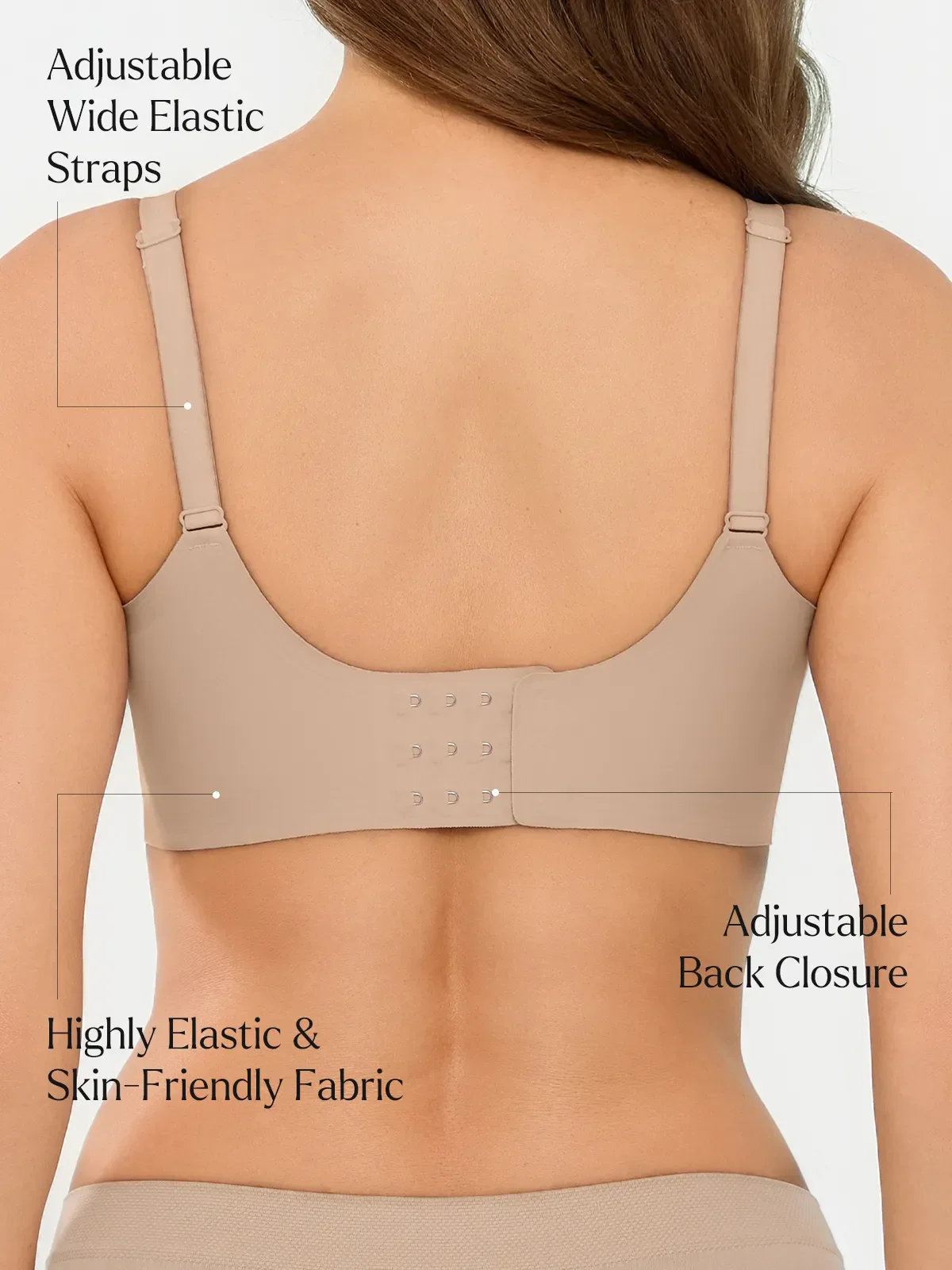 Seamless Breathable Contour Plunge Bra - Image 3