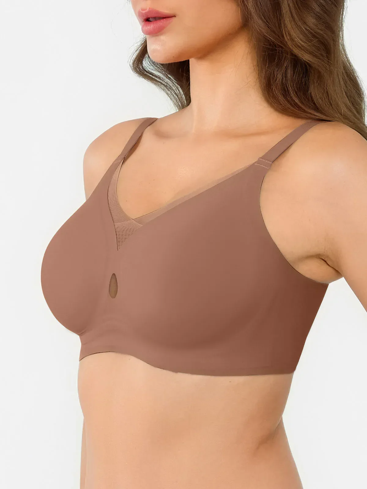 Seamless Breathable Contour Plunge Bra - Image 36