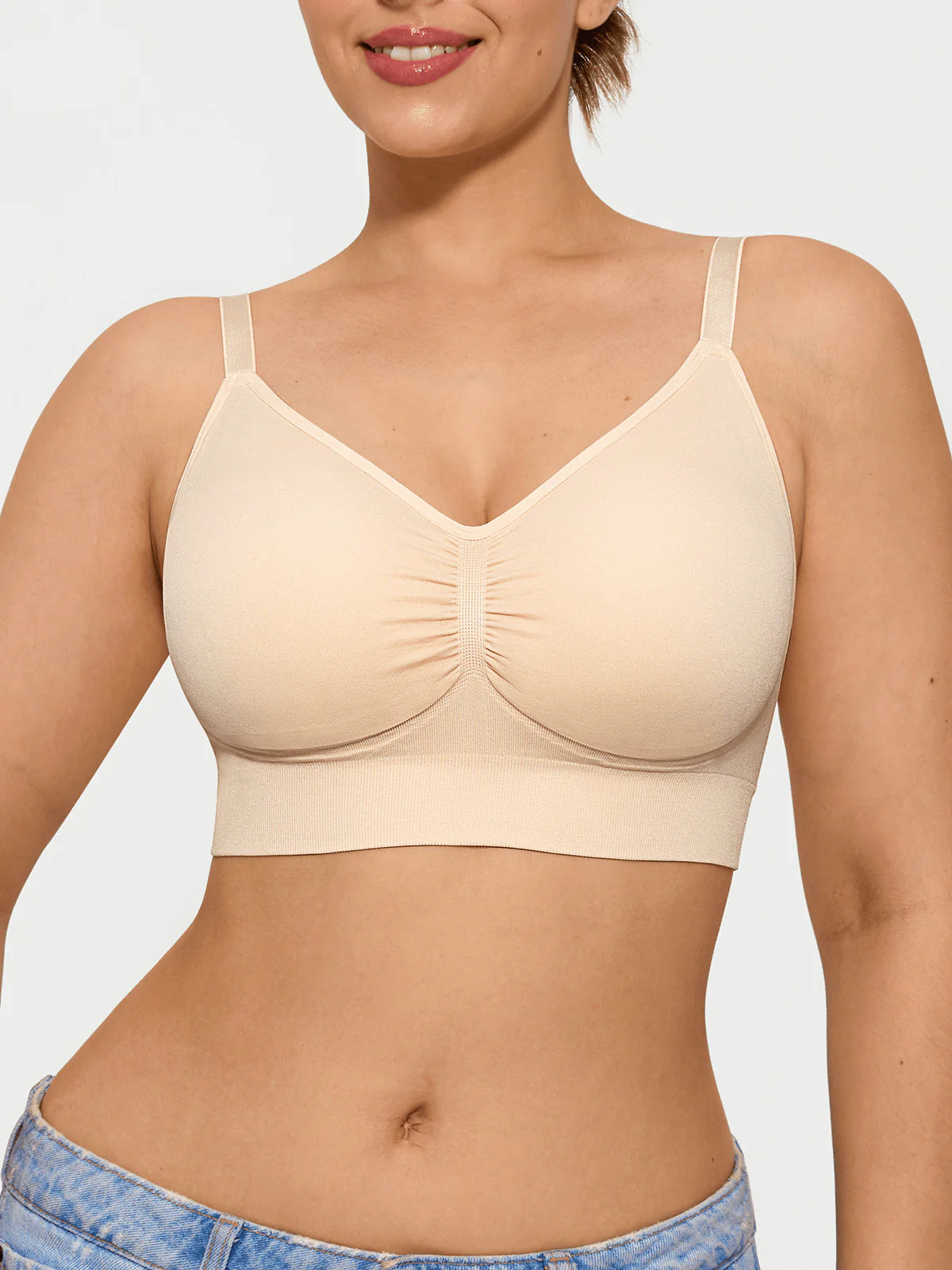Seamless Comfort Removable Pad Everyday Bra - Image 2