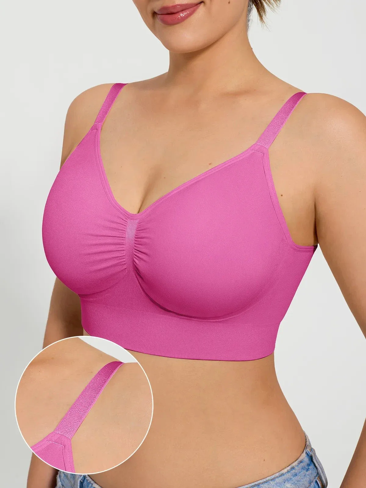 Seamless Comfort Removable Pad Everyday Bra - Image 24