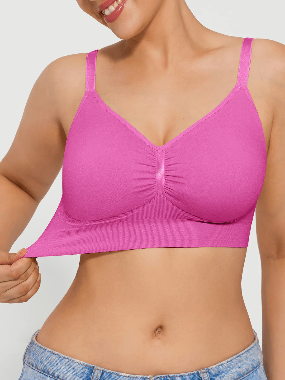 Seamless Comfort Removable Pad Everyday Bra - Image 26