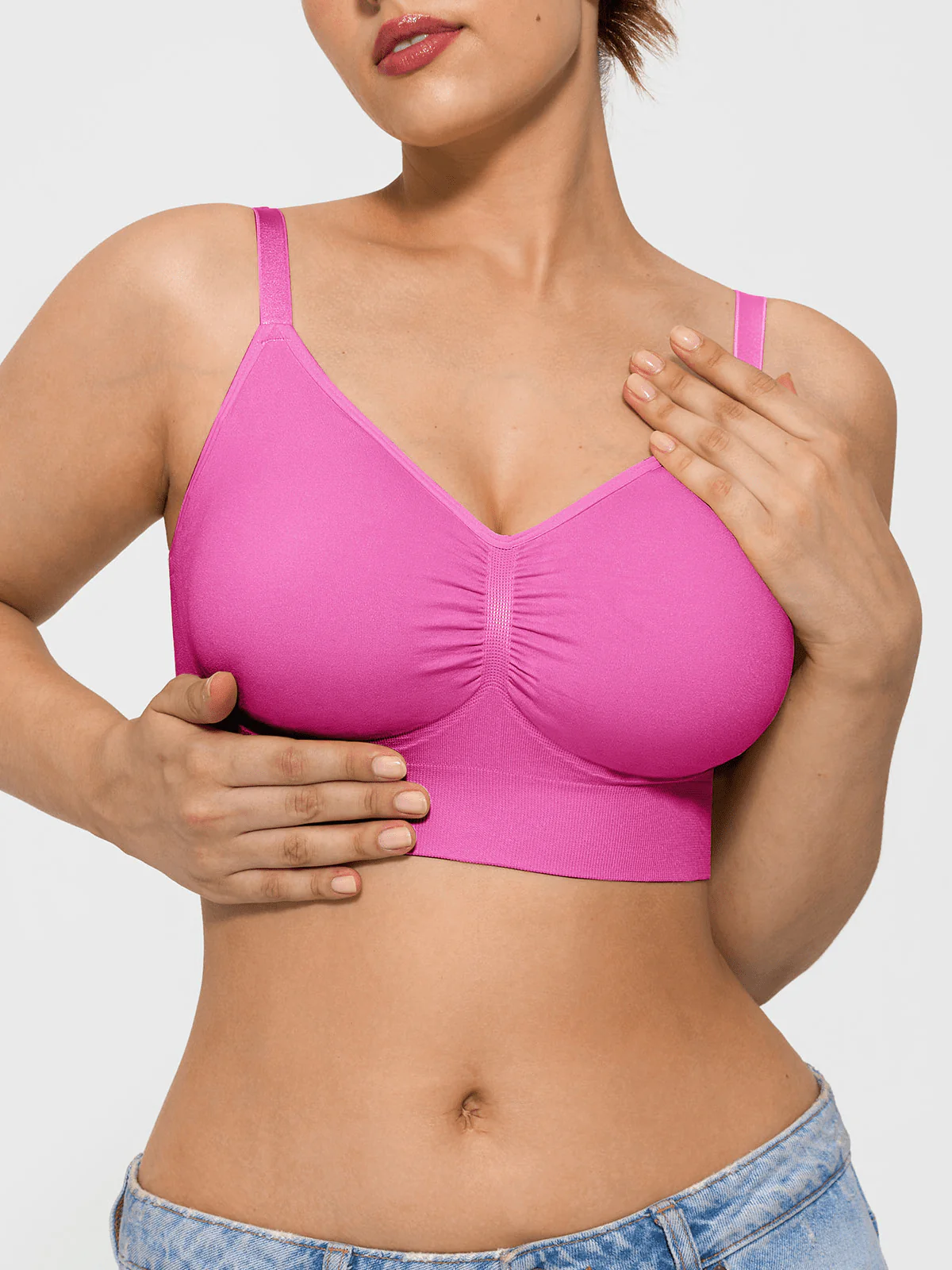 Seamless Comfort Removable Pad Everyday Bra - Image 27