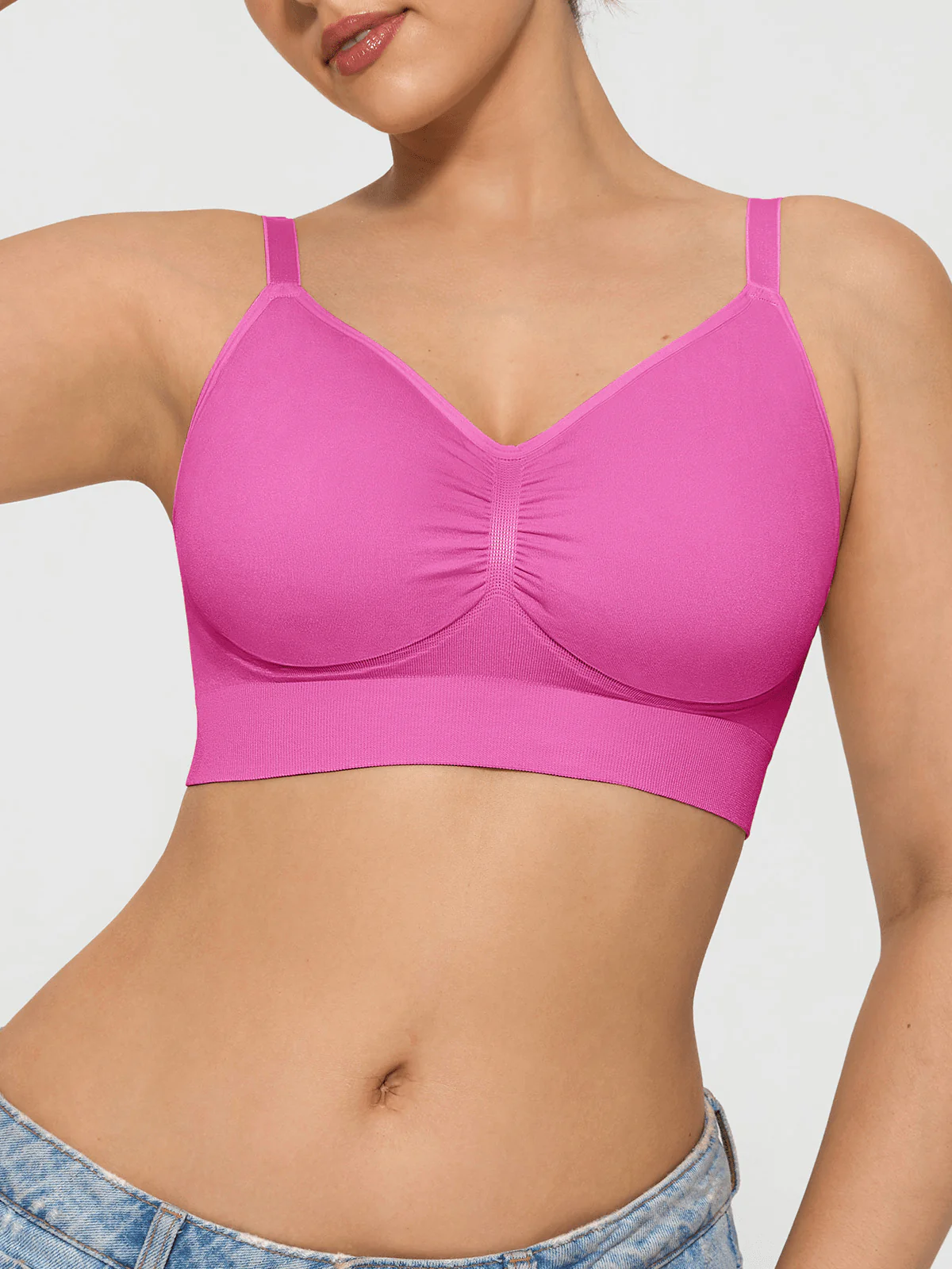 Seamless Comfort Removable Pad Everyday Bra - Image 28