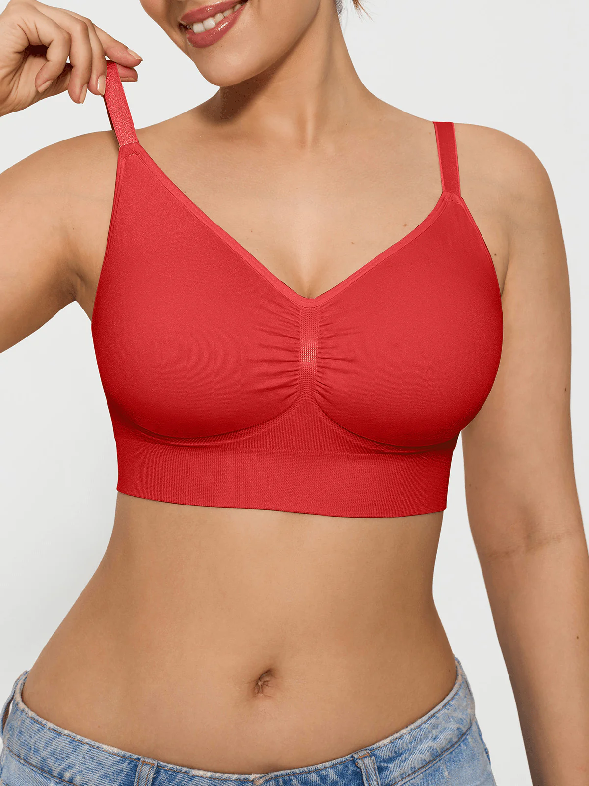 Seamless Comfort Removable Pad Everyday Bra - Image 36