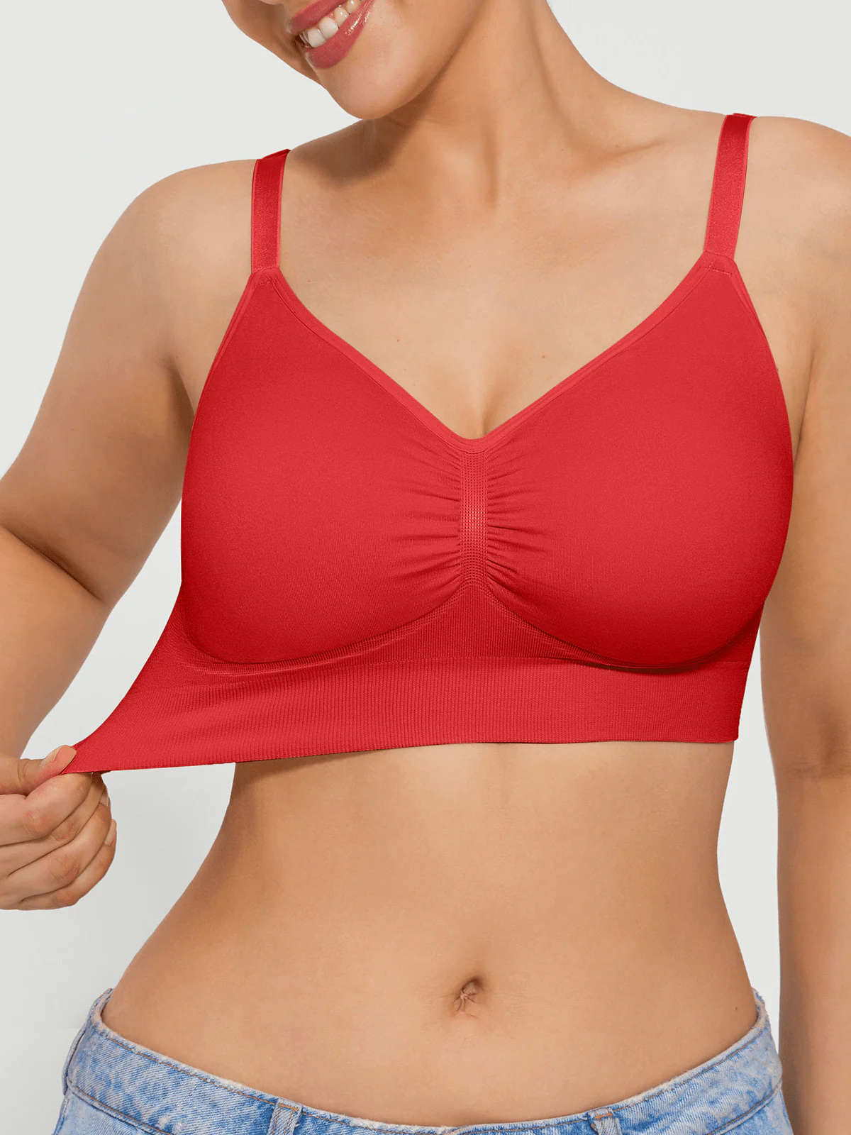 Seamless Comfort Removable Pad Everyday Bra - Image 37