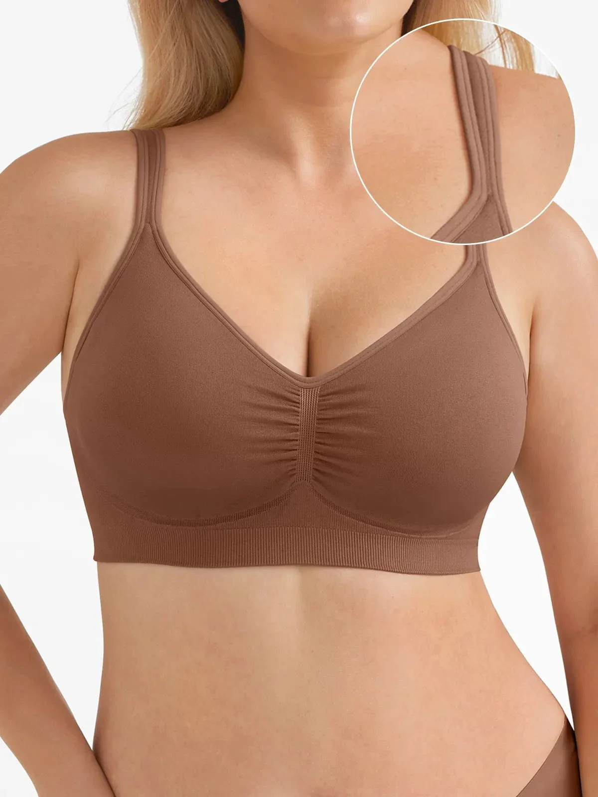 Seamless Comfort Removable Pad Everyday Bra - Image 46