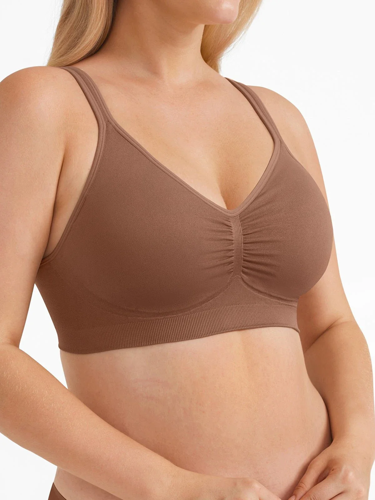 Seamless Wireless Wide-Strap Everyday Bra - Image 13