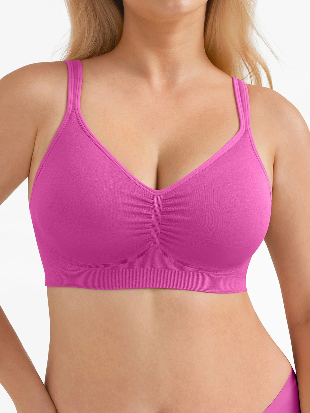 Seamless Comfort Removable Pad Everyday Bra - Image 49