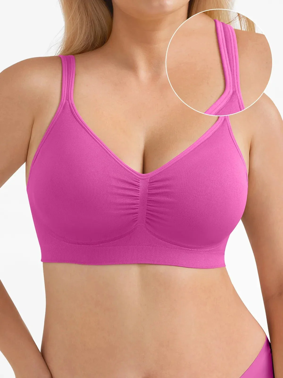 Seamless Comfort Removable Pad Everyday Bra - Image 50
