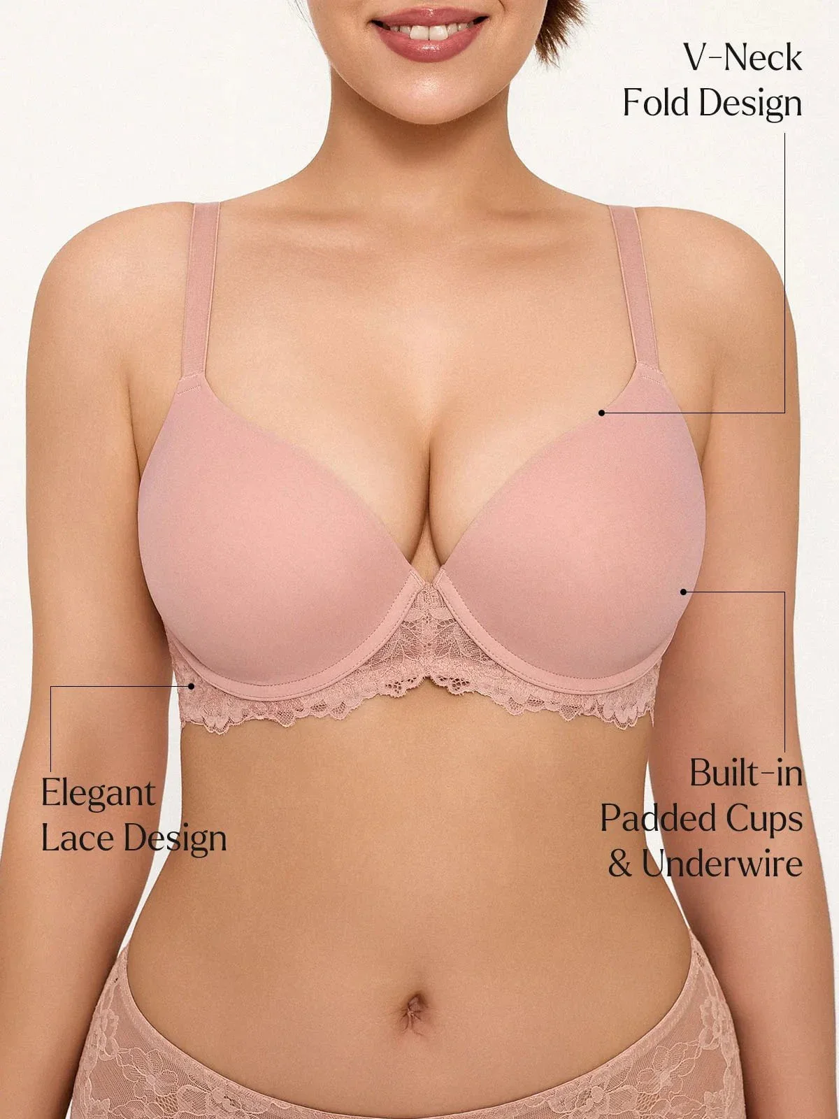Delicate Embrace Lace Underwire Bra - Image 14