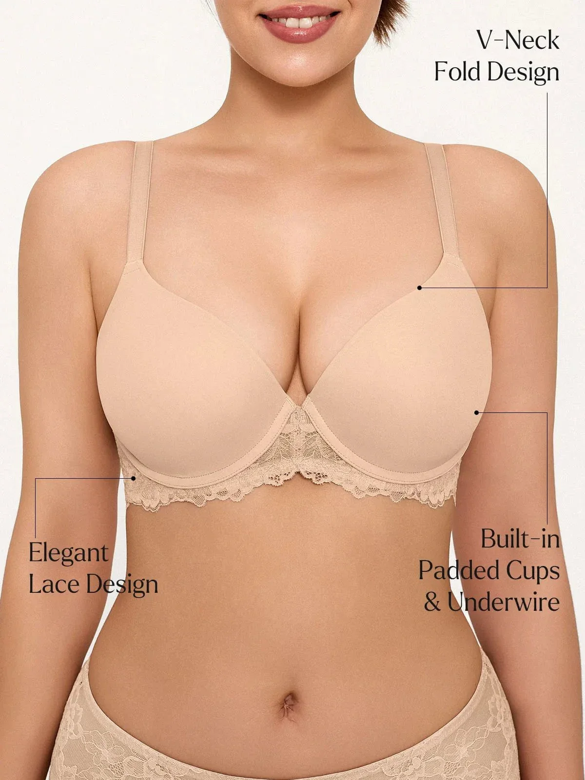 Delicate Embrace Lace Underwire Bra - Image 20