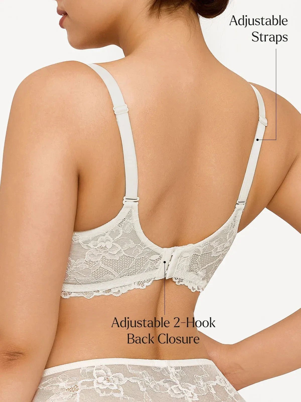 Delicate Embrace Lace Underwire Bra - Image 9