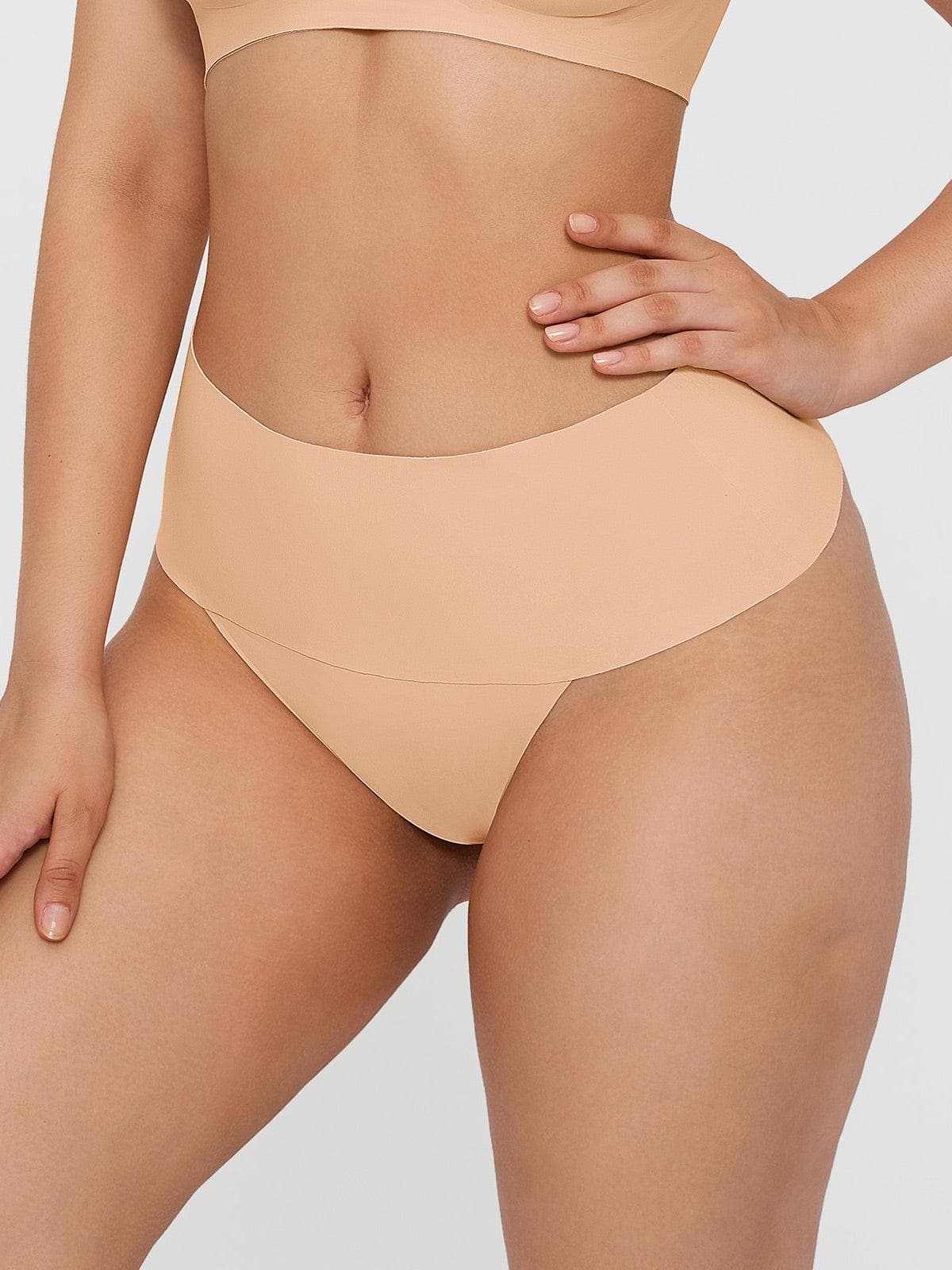 Seamless High-Waist Tummy Control Thong - Image 4