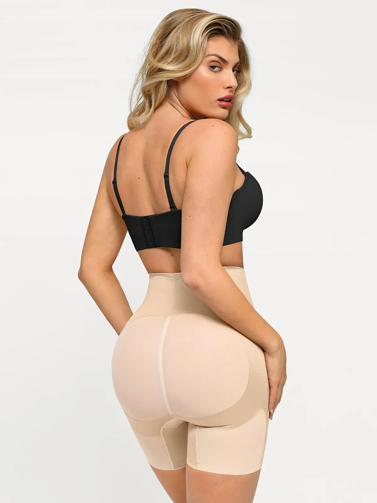 Seamless Push-Up Shapewear Bra Butt-Lifting Shorts Set - Image 15