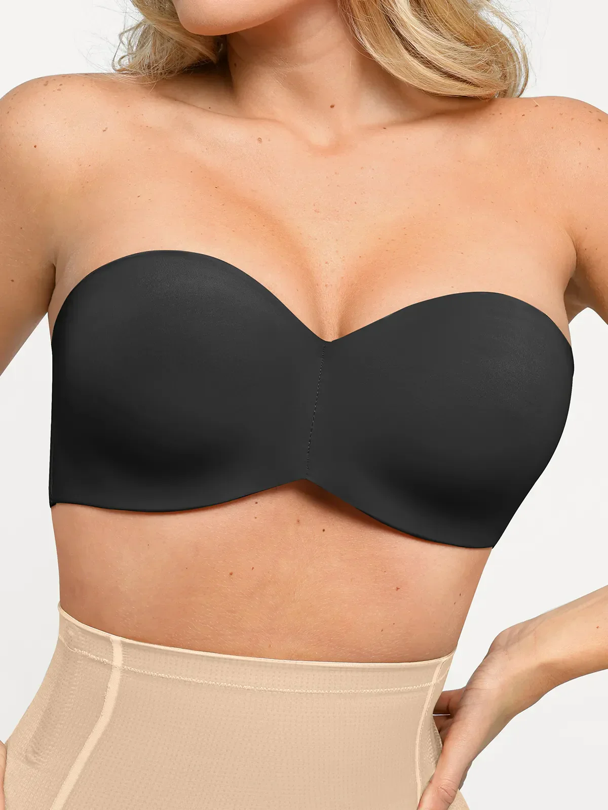 Seamless Push-Up Shapewear Bra Butt-Lifting Shorts Set - Image 17